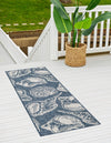 Seaside Haven Rugs Collection Area Rug -  Lighthouse (Navy Blue and Ivory) Runner Navy Blue and Ivory  lifestyle 10