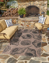 Seaside Haven Rugs Collection Area Rug -  Lighthouse (Brown and Black) Rectangle Brown and Black  lifestyle 10