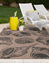 Seaside Haven Rugs Collection Area Rug -  Lighthouse (Brown and Black) Rectangle Brown and Black  lifestyle 12