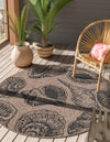 Seaside Haven Rugs Collection Area Rug -  Lighthouse (Brown and Black) Round Brown and Black  lifestyle 6