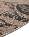 Seaside Haven Rugs Collection Area Rug -  Lighthouse (Brown and Black) Round Brown and Black  lifestyle 13
