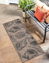 Seaside Haven Rugs Collection Area Rug -  Lighthouse (Brown and Black) Runner Brown and Black  lifestyle 5