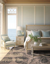 Seaside Haven Rugs Collection Area Rug -  Lighthouse (Brown and Black) Square Brown and Black  lifestyle 9