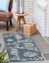Seaside Haven Rugs Collection Area Rug -  Wavecrest Runner Navy Blue  lifestyle 3