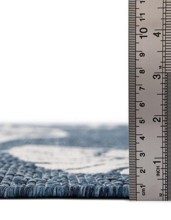 Seaside Haven Rugs Collection Area Rug -  Wavecrest Runner Navy Blue  lifestyle 11