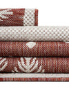 Garden Festivity Collection Area Rug - Evergreen Rectangle Red  lifestyle 57