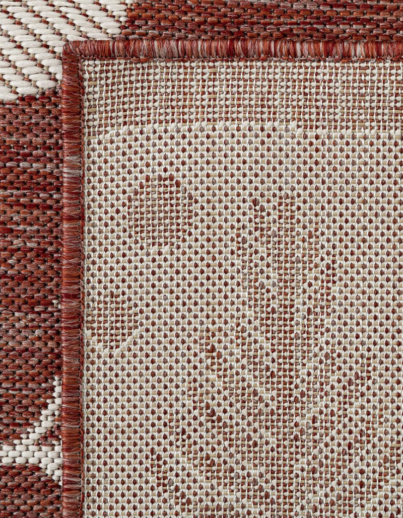 Garden Festivity Collection Area Rug - Evergreen Rectangle Red  lifestyle 75