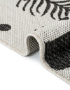 Garden Festivity Collection Area Rug - Evergreen Rectangle Black and White  lifestyle 62