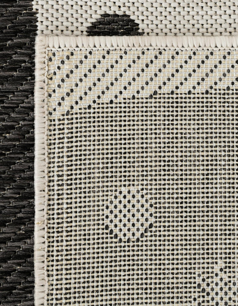 Garden Festivity Collection Area Rug - Evergreen Rectangle Black and White  lifestyle 74