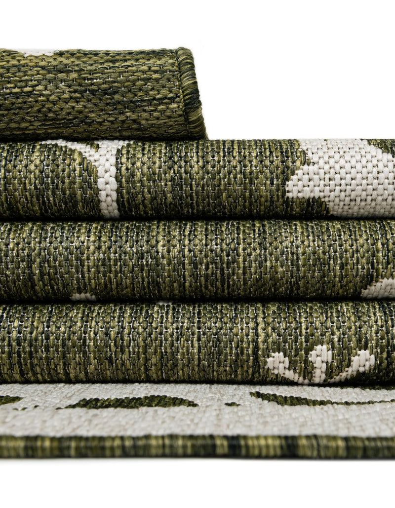 Garden Festivity Collection Area Rug - Evergreen Rectangle Green  lifestyle 58