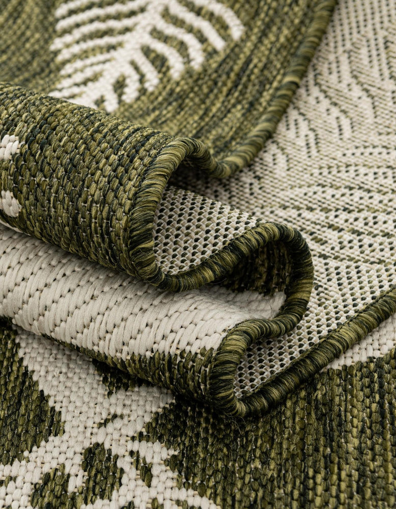 Garden Festivity Collection Area Rug - Evergreen Rectangle Green  lifestyle 61