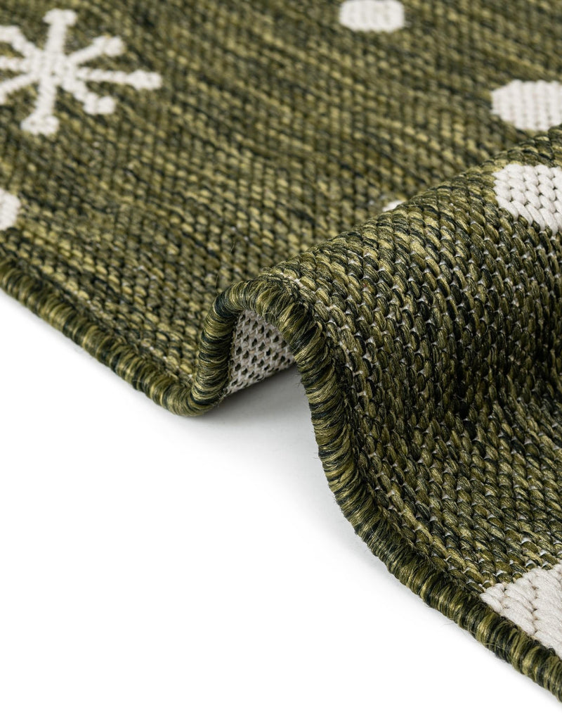 Garden Festivity Collection Area Rug - Evergreen Rectangle Green  lifestyle 64