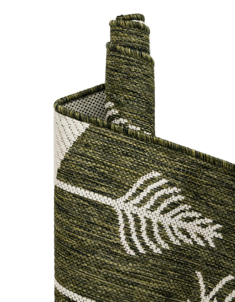 Garden Festivity Collection Area Rug - Evergreen Rectangle Green  lifestyle 67