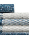 Patio Plaid Collection Area Rug - Veranda Rectangle Blue  lifestyle 16