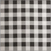 Patio Plaid Collection Area Rug - Veranda Square Black and White  lifestyle 85