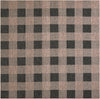 Patio Plaid Collection Area Rug - Veranda Square Black and Brown  lifestyle 82