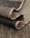 Patio Plaid Collection Area Rug - Veranda Rectangle Black and Brown  lifestyle 20