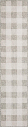 Patio Plaid Collection Area Rug - Veranda Runner Gray  lifestyle 88