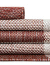 Patio Plaid Collection Area Rug - Veranda Rectangle Red  lifestyle 19