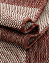 Patio Plaid Collection Area Rug - Veranda Rectangle Red  lifestyle 25