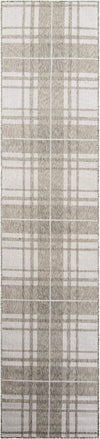 Patio Plaid Collection Area Rug -  Terrace Runner Gray  lifestyle 116