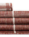 Patio Plaid Collection Area Rug -  Terrace Rectangle Red  lifestyle 17