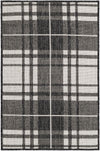 Patio Plaid Collection Area Rug -  Terrace Rectangle Black and White  lifestyle 4