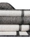 Patio Plaid Collection Area Rug -  Terrace Rectangle Black and White  lifestyle 85