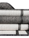 Patio Plaid Collection Area Rug -  Terrace Rectangle Black and White  lifestyle 13