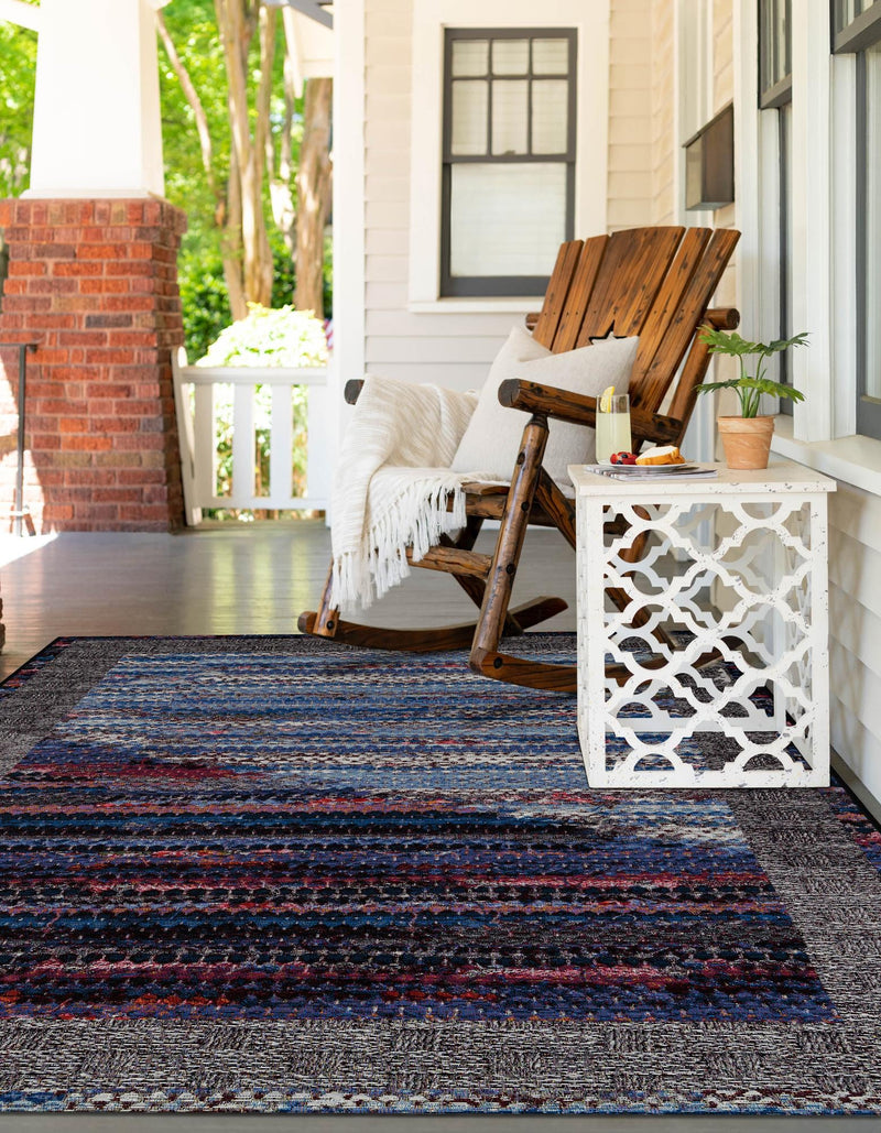 Urban Terrace Collection Area Rug -  Oasis Rectangle Multi  lifestyle 9