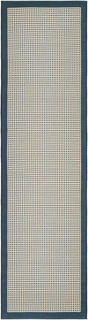 Terrace Fringe Collection Area Rug - Oceanside Runner Navy Blue  lifestyle 31