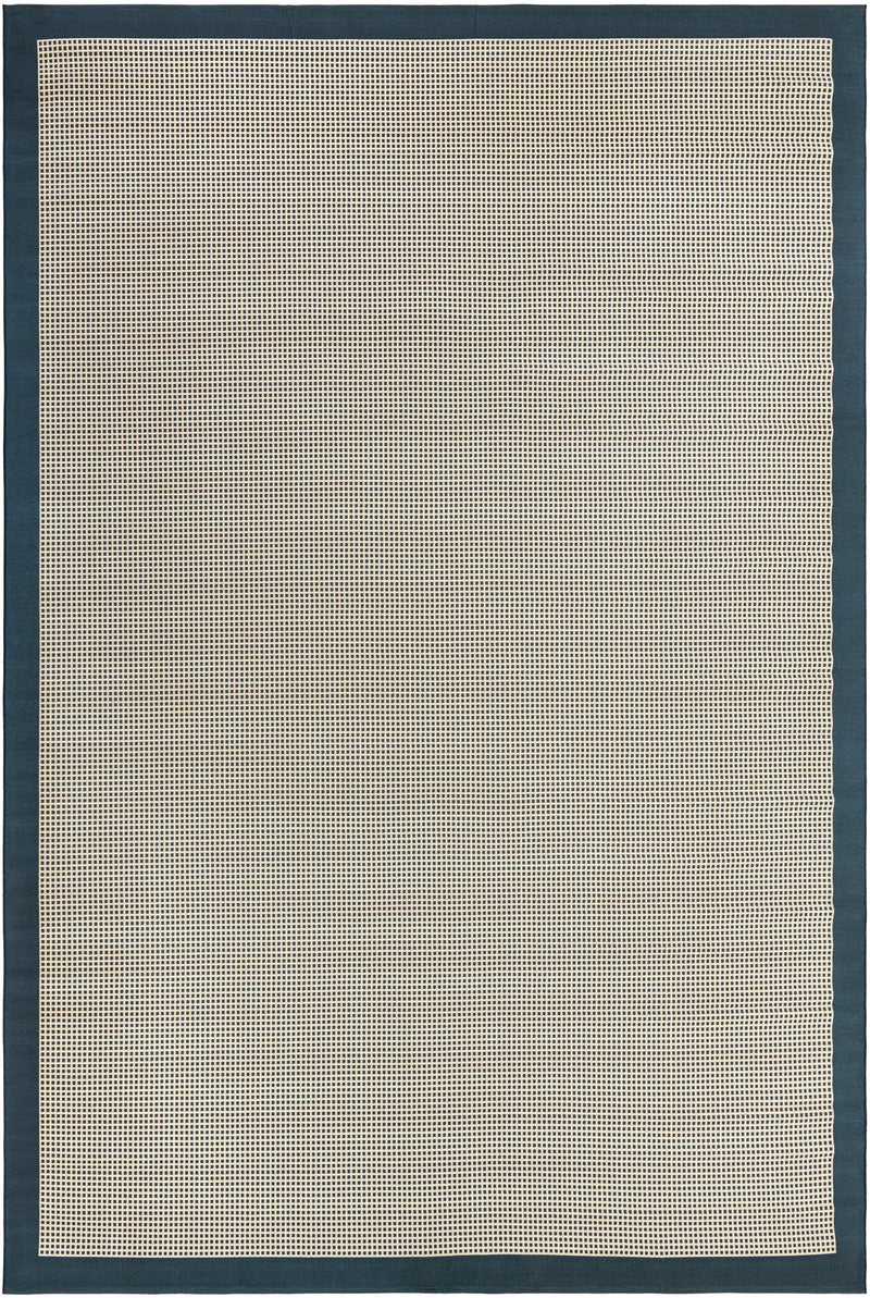 Terrace Fringe Collection Area Rug - Oceanside Rectangle Navy Blue  lifestyle 2