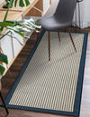Terrace Fringe Collection Area Rug - Oceanside Runner Navy Blue  lifestyle 41