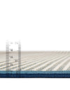 Terrace Fringe Collection Area Rug - Oceanside Runner Navy Blue  lifestyle 122