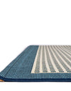 Terrace Fringe Collection Area Rug - Oceanside Runner Navy Blue  lifestyle 128