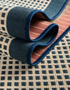 Terrace Fringe Collection Area Rug - Oceanside Runner Navy Blue  lifestyle 152
