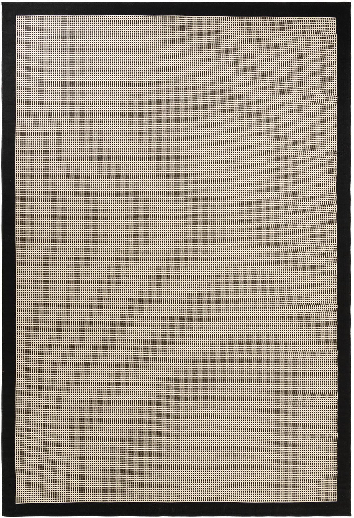 Terrace Fringe Collection Area Rug - Oceanside Rectangle Black Main