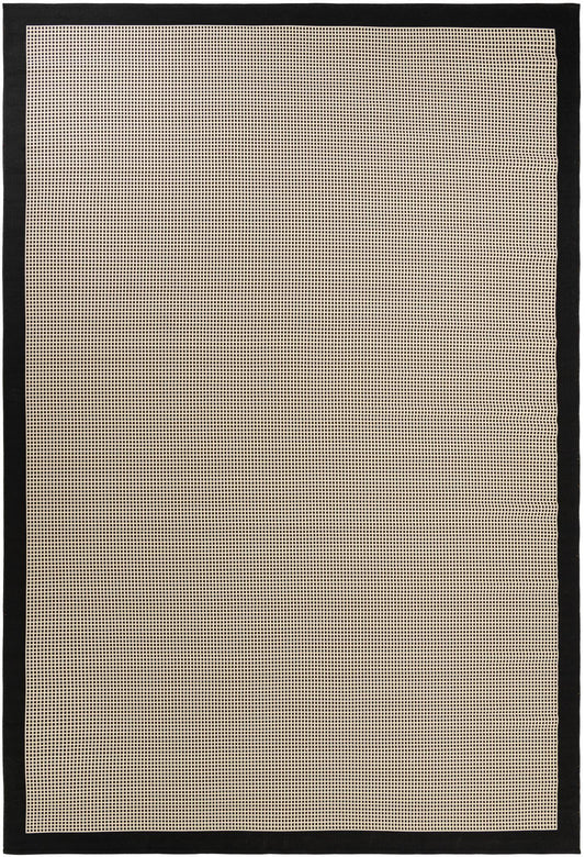 Terrace Fringe Collection Area Rug - Oceanside Rectangle Black Main
