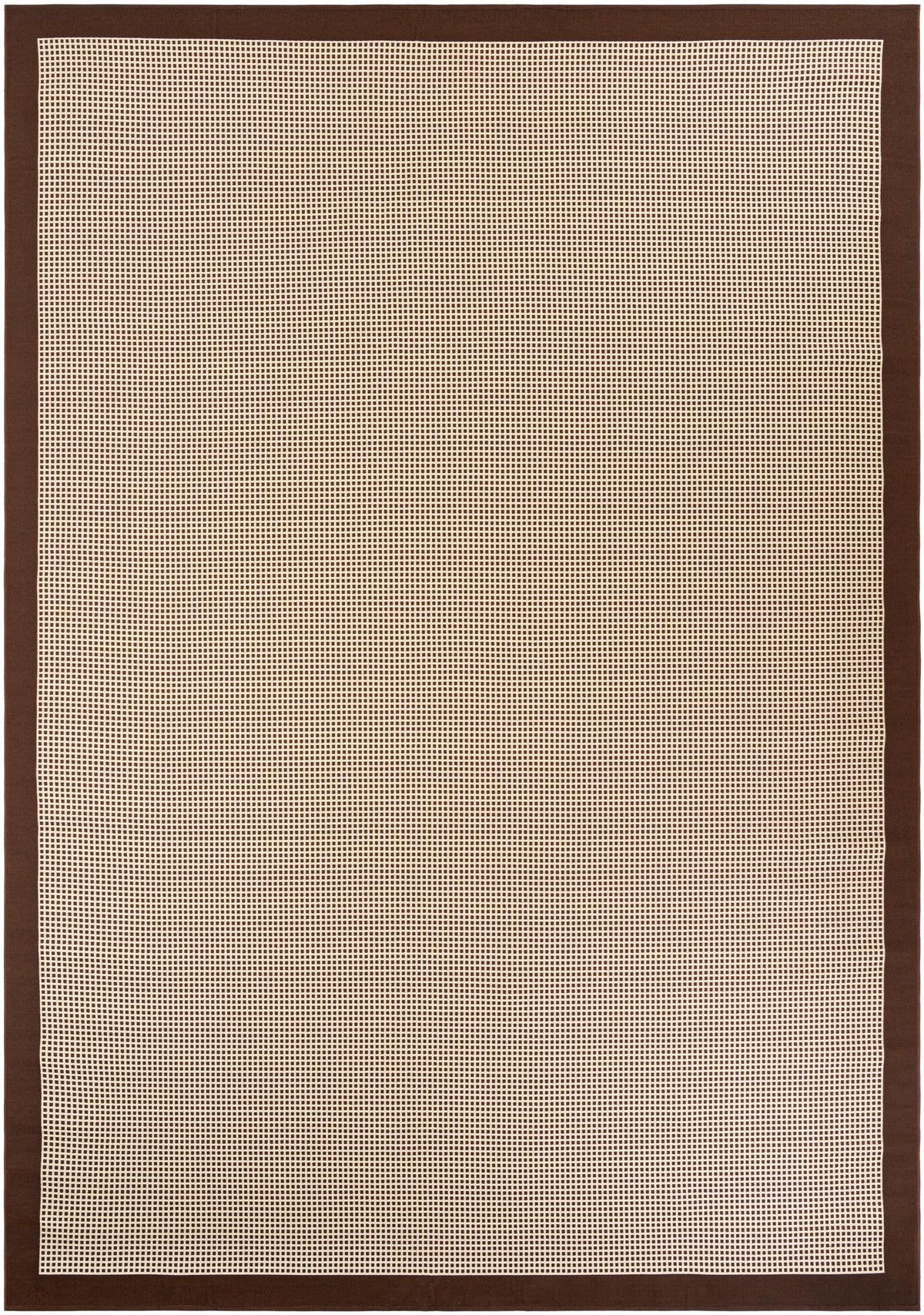 Terrace Fringe Collection Area Rug - Oceanside Rectangle Brown  lifestyle 3