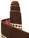 Terrace Fringe Collection Area Rug - Oceanside Runner Brown  lifestyle 148