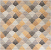 Urban Terrace Collection Area Rug - Metropolis Square Gray  lifestyle 23