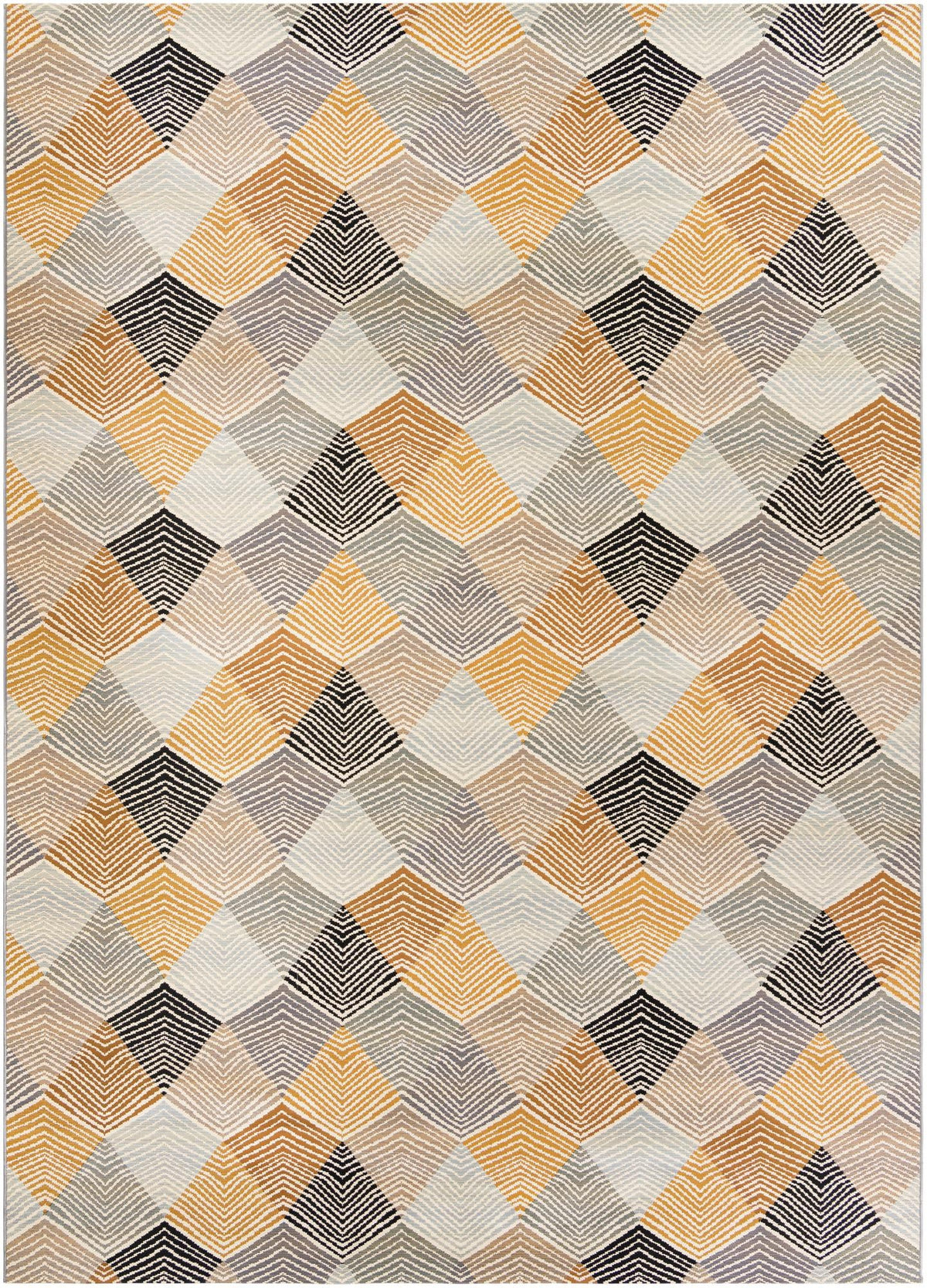 Urban Terrace Collection Area Rug - Metropolis Rectangle Gray Main
