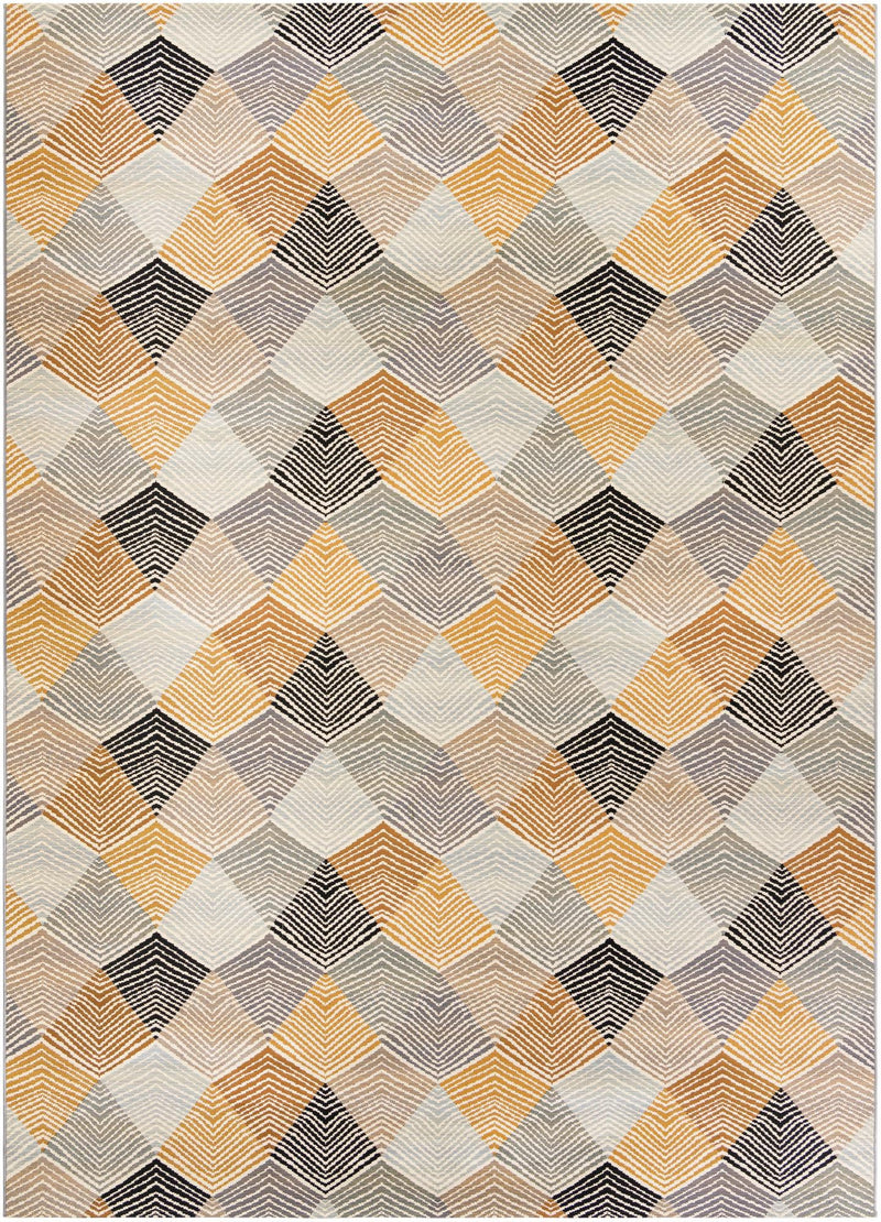 Urban Terrace Collection Area Rug - Metropolis Rectangle Gray Main