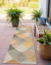 Urban Terrace Collection Area Rug - Metropolis Runner Gray  lifestyle 31