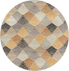 Urban Terrace Collection Area Rug - Metropolis Round Gray  lifestyle 43