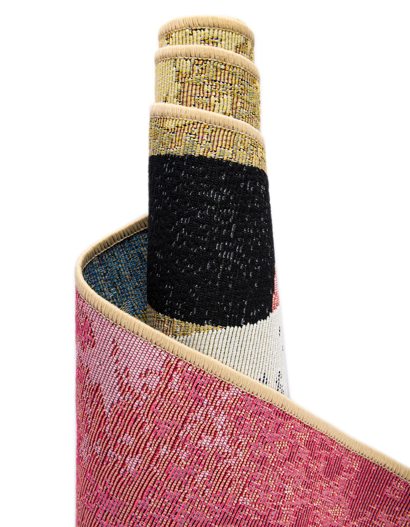 Urban Terrace Collection Area Rug -  Skyline Rectangle Multi  lifestyle 18