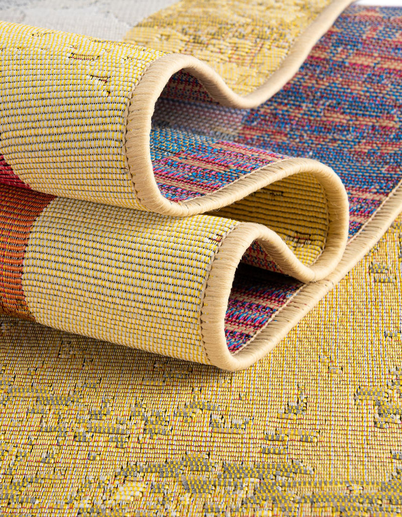 Urban Terrace Collection Area Rug -  Skyline Rectangle Multi  lifestyle 20