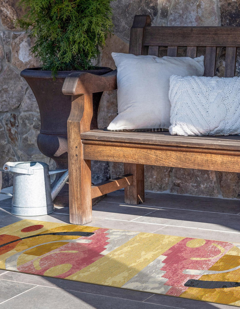 Urban Terrace Collection Area Rug -  Skyline Runner Multi  lifestyle 31