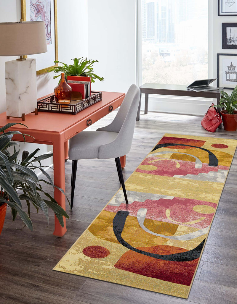 Urban Terrace Collection Area Rug -  Skyline Runner Multi  lifestyle 52
