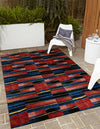 Urban Terrace Collection Area Rug -  Courtyard Rectangle Multi  lifestyle 9